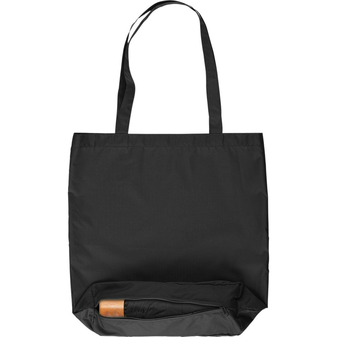 Taschenschirm ÖkoBrella Shopping mit waterSAVE® Bezug Ø98 cm - schwarz-560