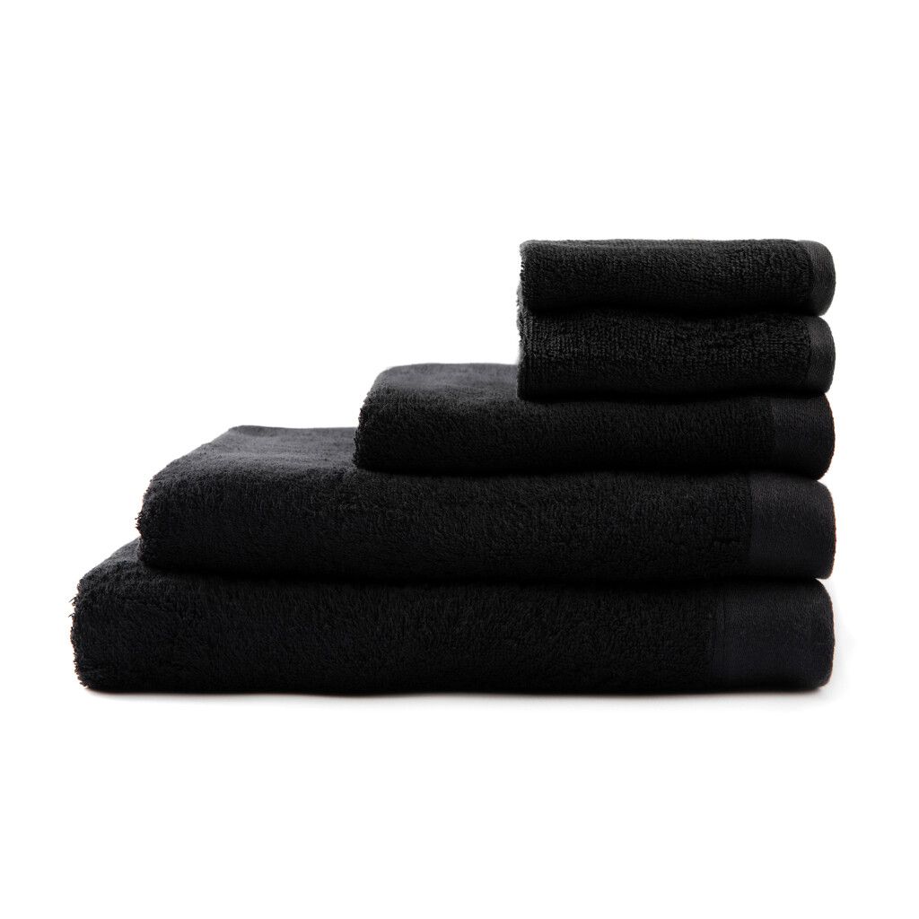 VINGA Birch Handtuch 70x140, 450gr/m² - schwarz-839