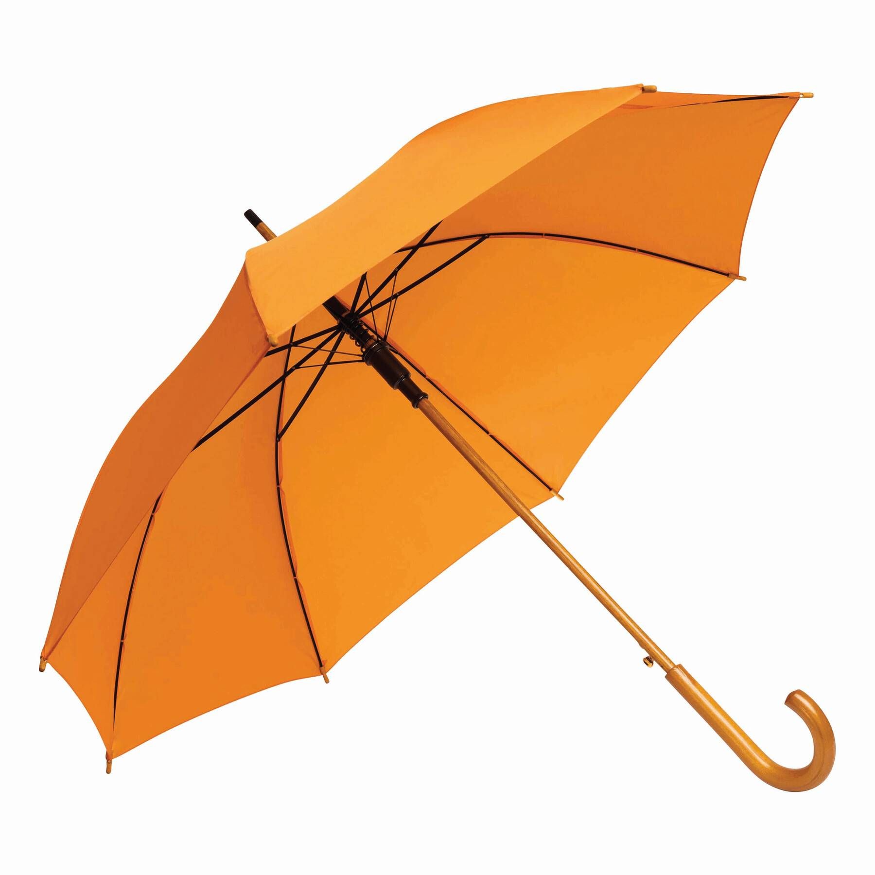 Automatik-Holzstockschirm TANGO - orange-945