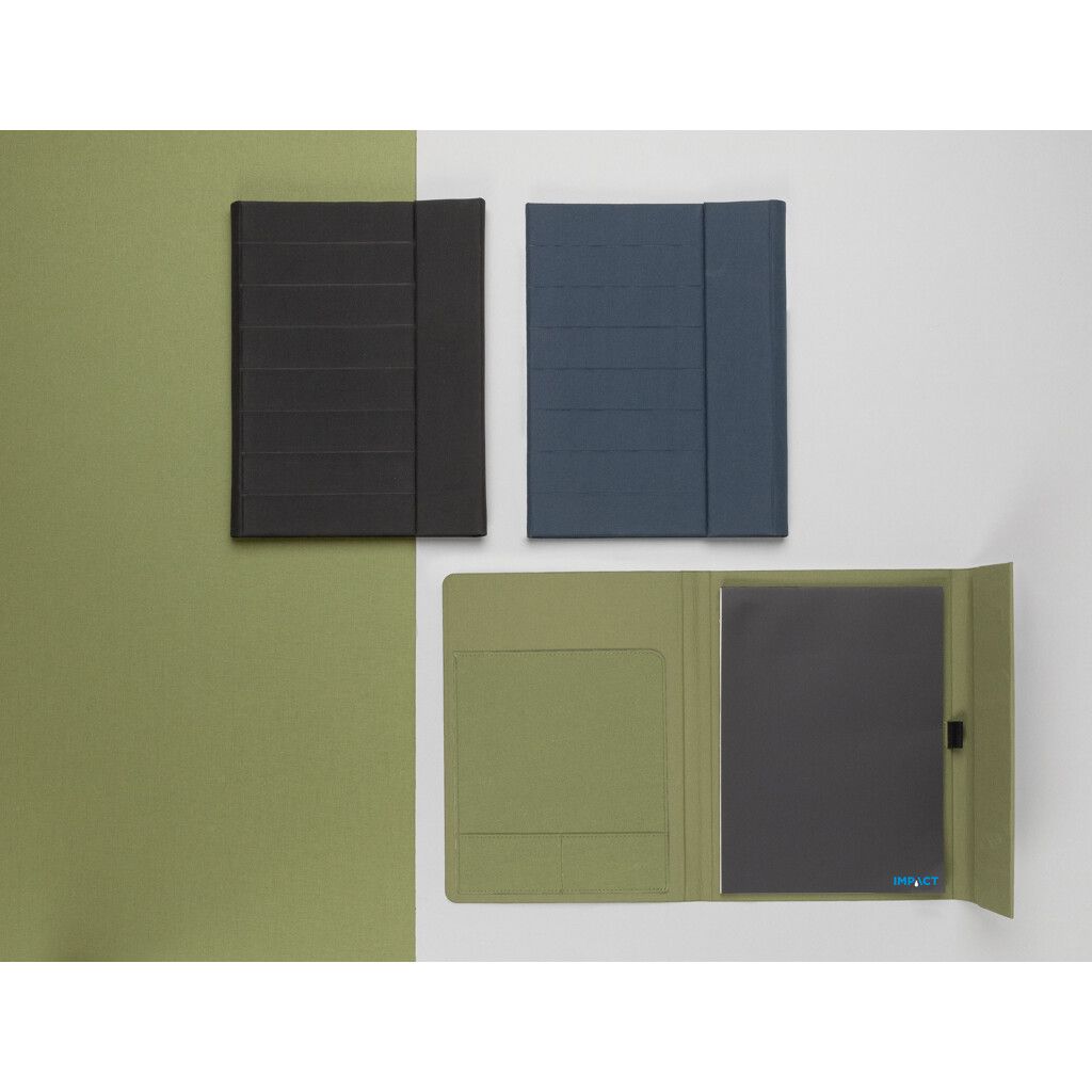 Impact Aware™ A4 Portfolio mit Magnetverschluss - schwarz-734