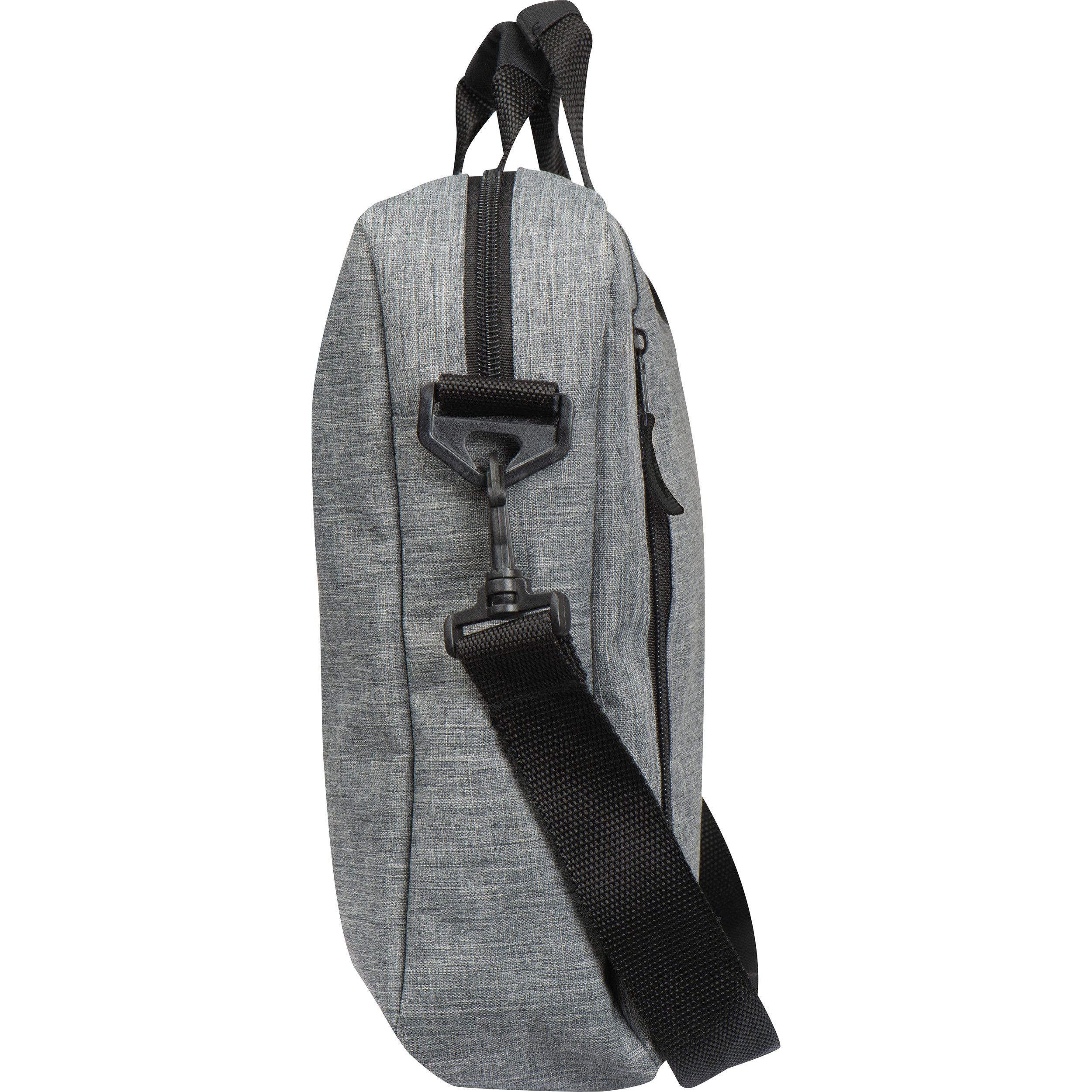 Dokumententasche aus Polyester - silbergrau-508