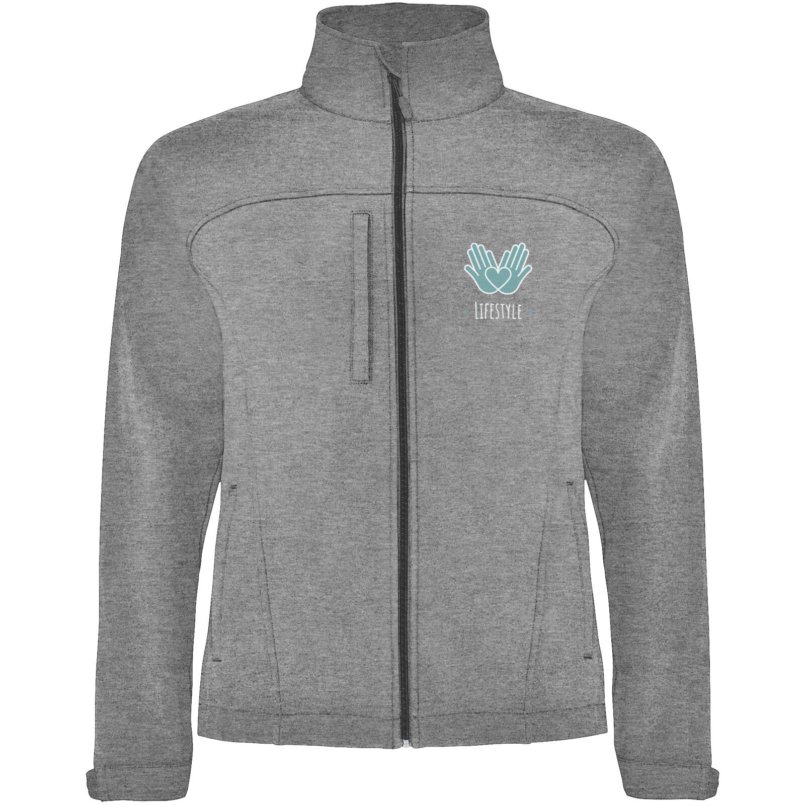 Rudolph Softshelljacke   - heather schwarz - XL-917