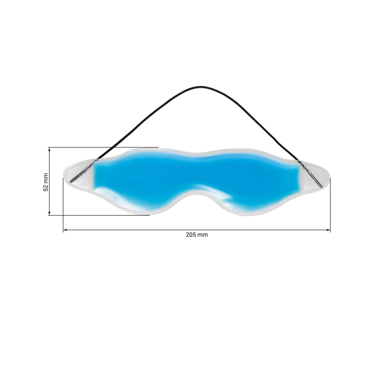 Augenmaske Oasis - transparent - blau-204