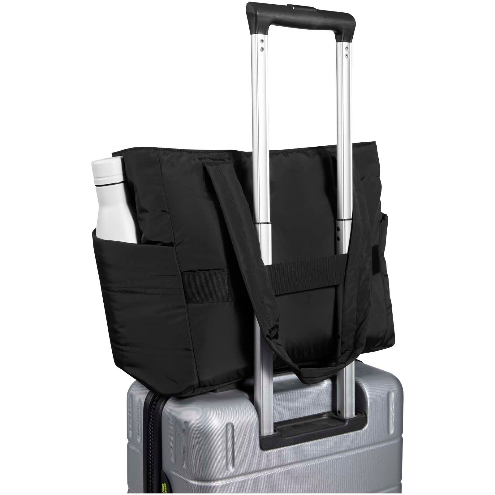 Puffer 15,6" GRS recycelte Laptoptragetasche 18L - schwarz-742
