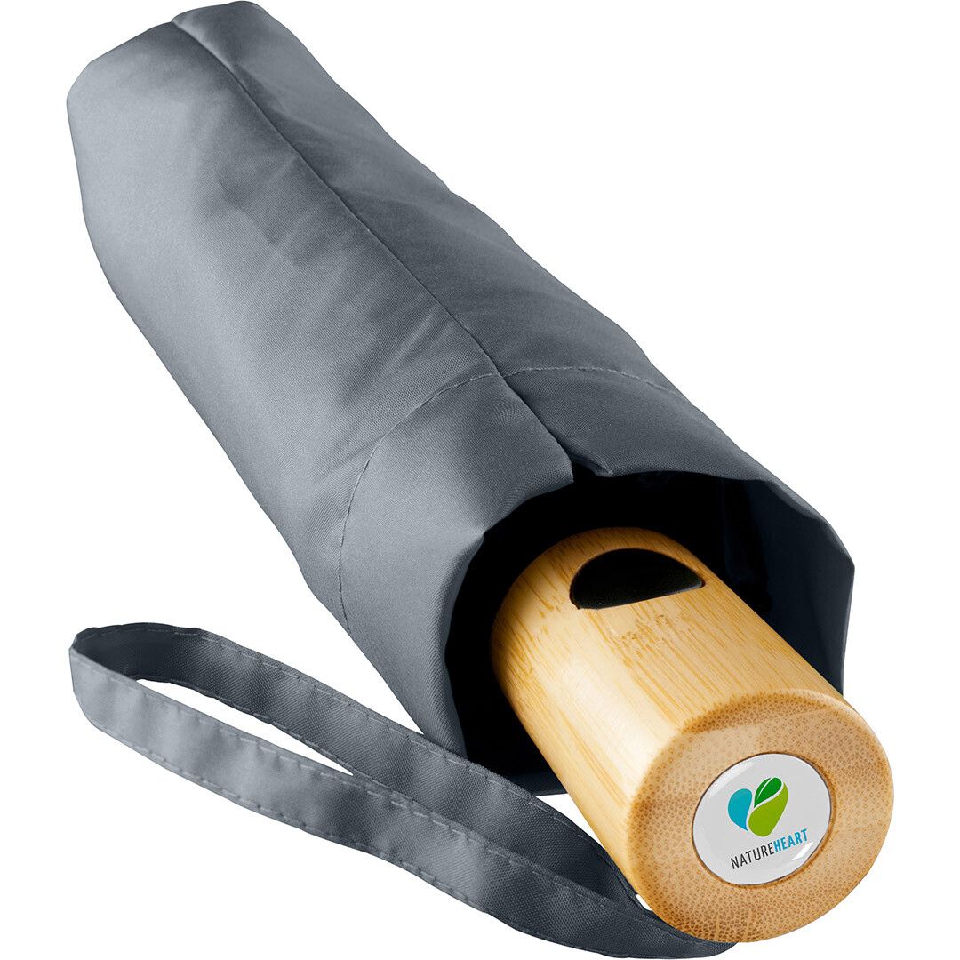 AOC-Taschenschirm ÖkoBrella mit waterSAVE® Bezug Ø98 cm - grau-903