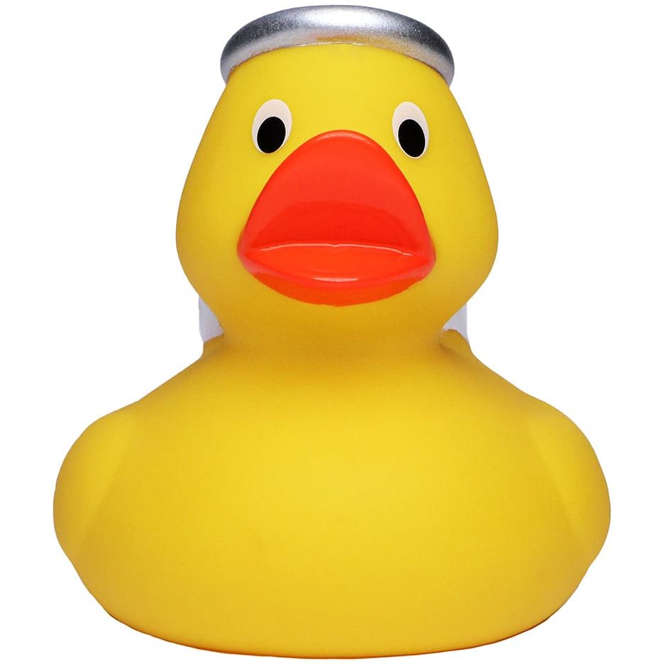 Quietsche-Ente Engel - gelb - orange-771