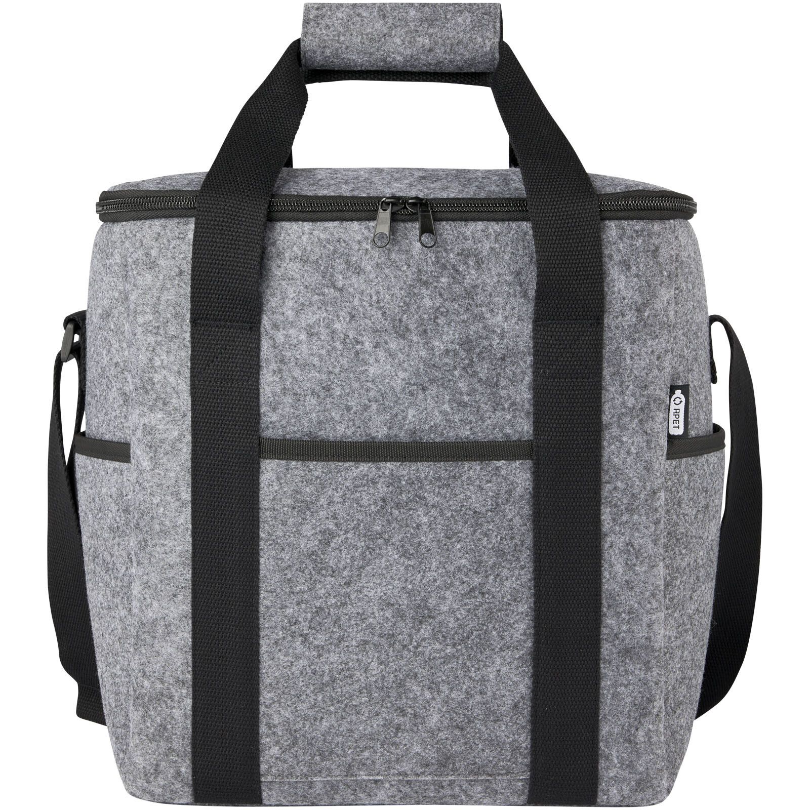 Felta Kühltasche aus GRS-recyceltem Filz 21 L - mittelgrau-426