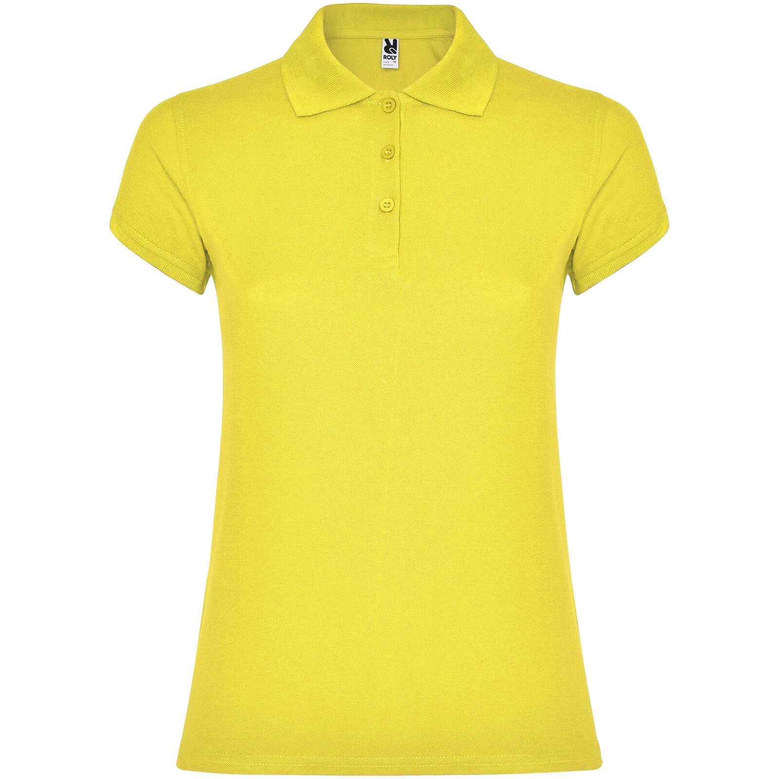 Star Poloshirt für Damen - gelb - S-827