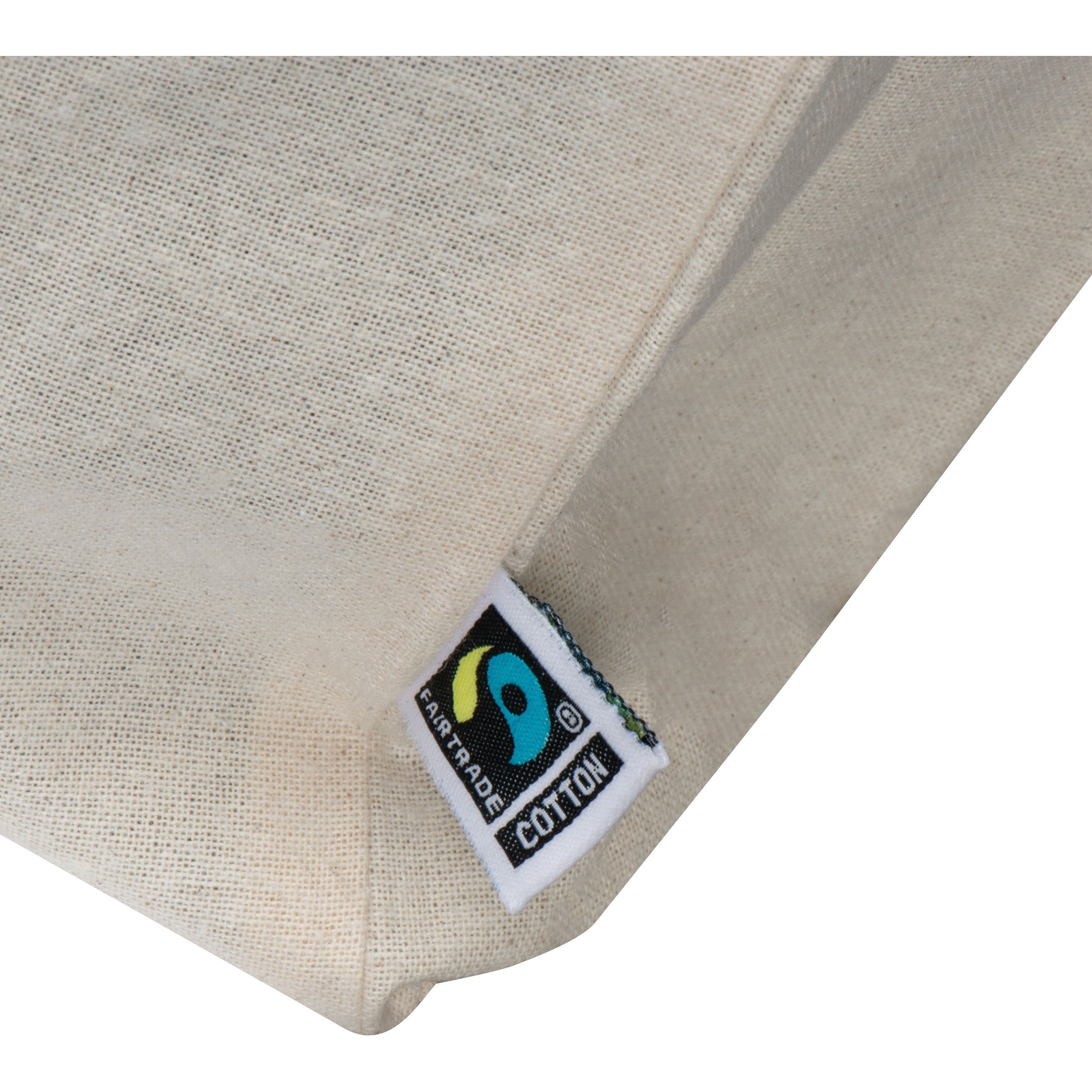 Fairtrade Baumwolltasche - beige-659