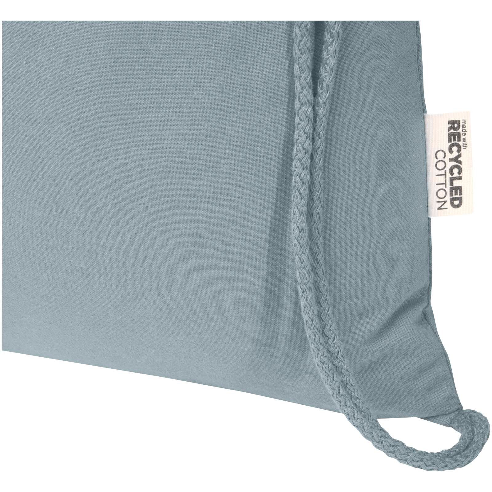 Oregon Blend 140 g/m² GRS-recycelter Turnbeutel 5 L  - grau-228
