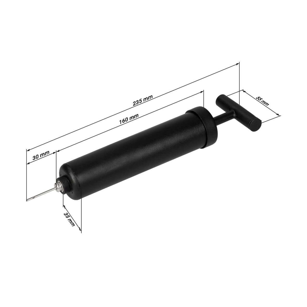 Handpumpe - schwarz-159