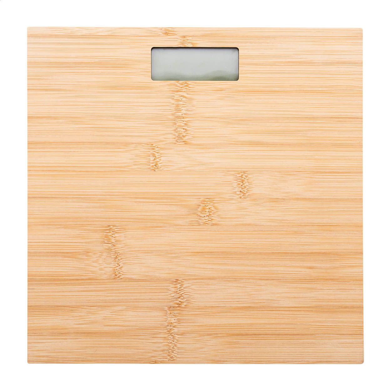 BamFit wiederaufladbare Personenwaage - natur-155