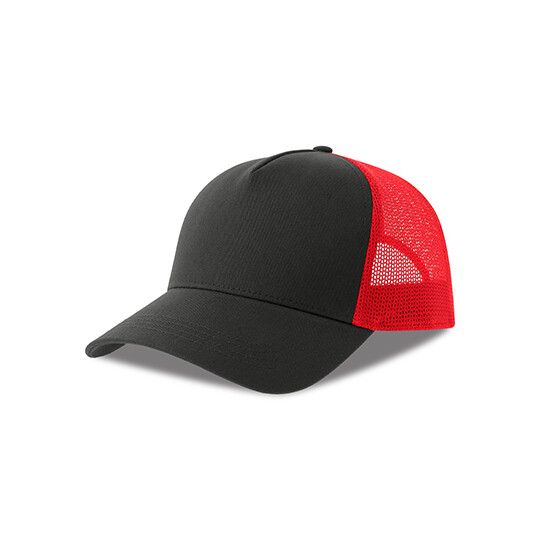 Rapper Cotton-S Cap - dark grey - red-435