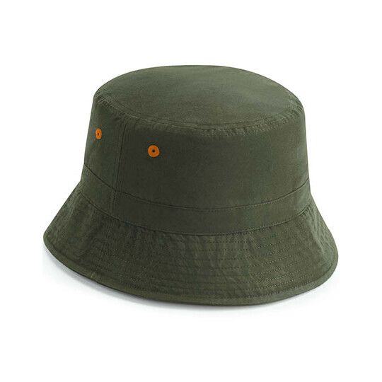 Recycled Polyester Bucket Hat - olive green-45