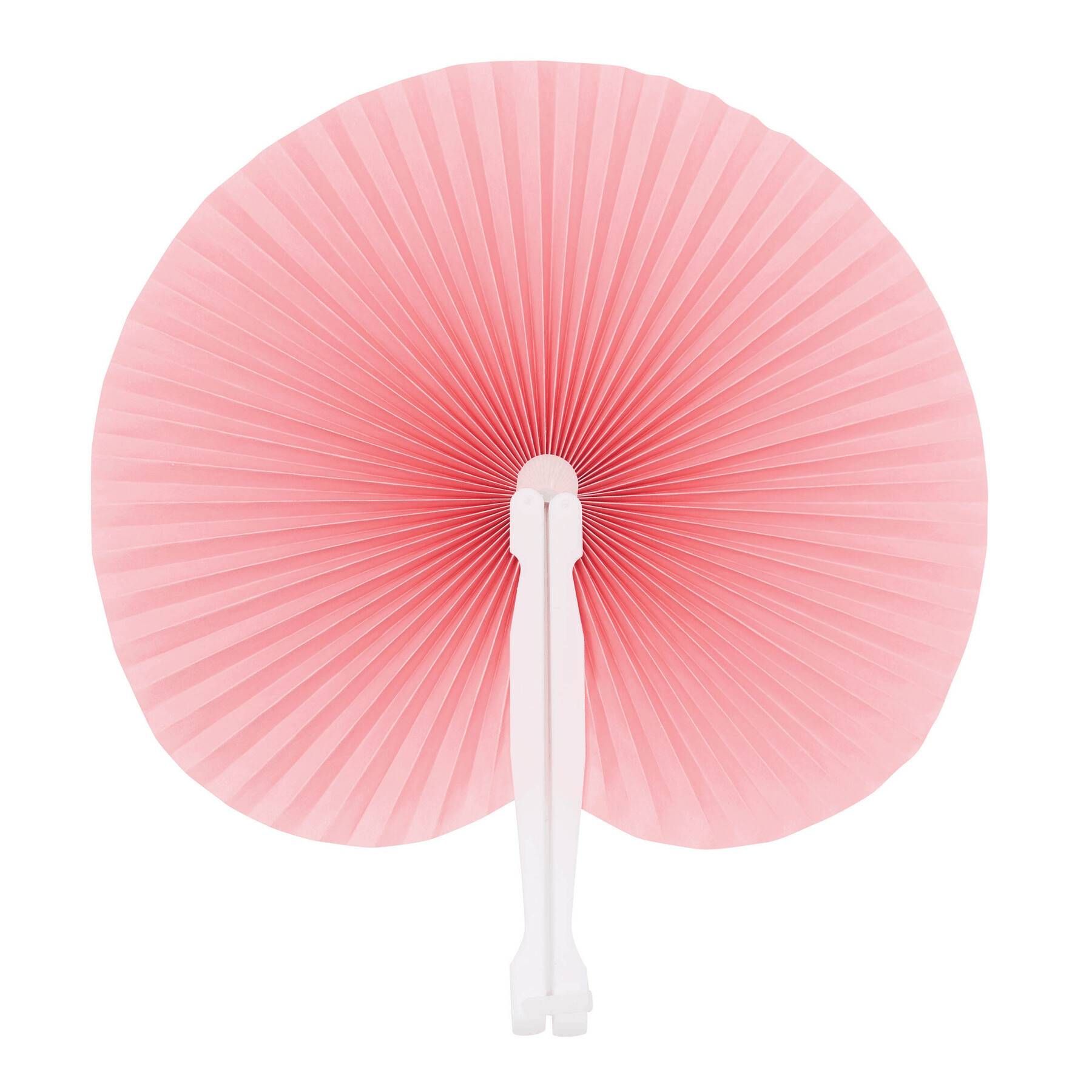 Faltbarer Fächer PEACOCK - rosa-635