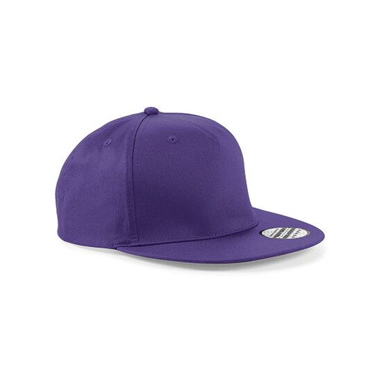 5 Panel Snapback Rapper Cap - purple-145