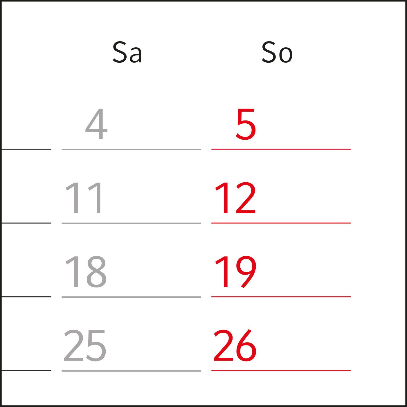 Personalisierter Bildkalender MagicPix Table Hoch-51