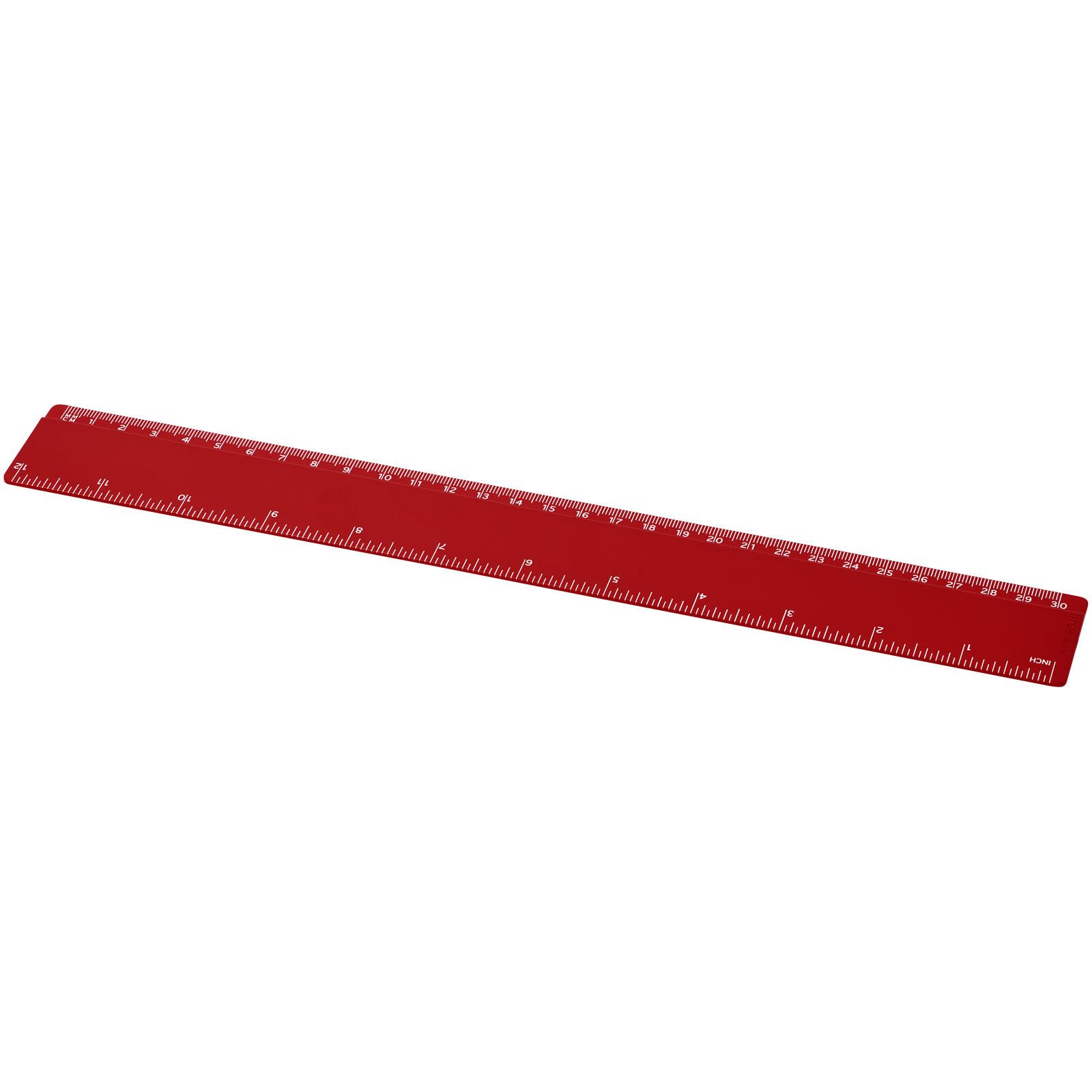 Renzo 30 cm Kunststofflineal - rot-410