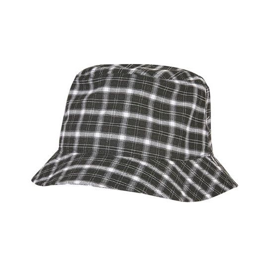 Check Bucket Hat - white-grey check-288