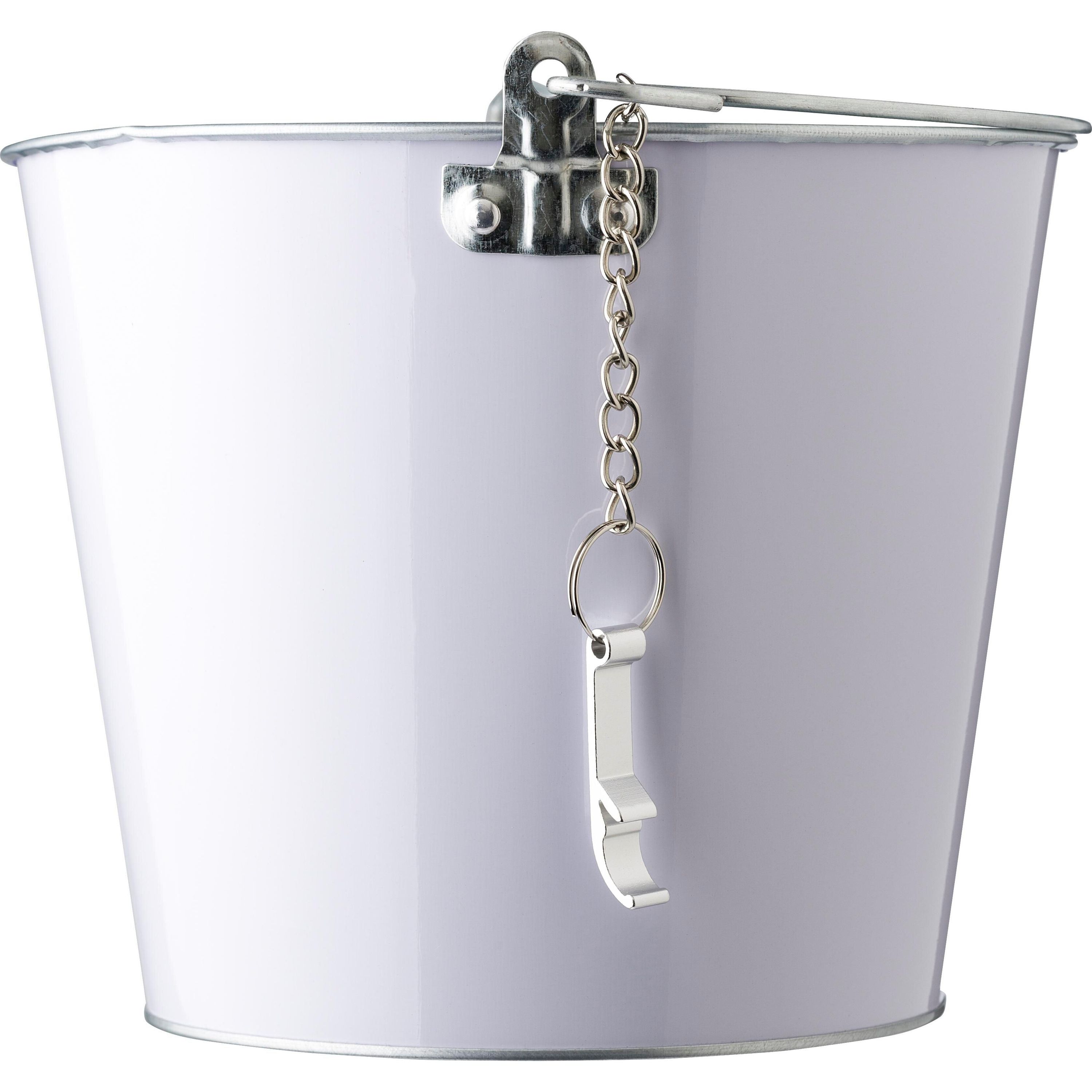 Eisbehälter aus Eisen und Aluminium Corey - weiß-60
