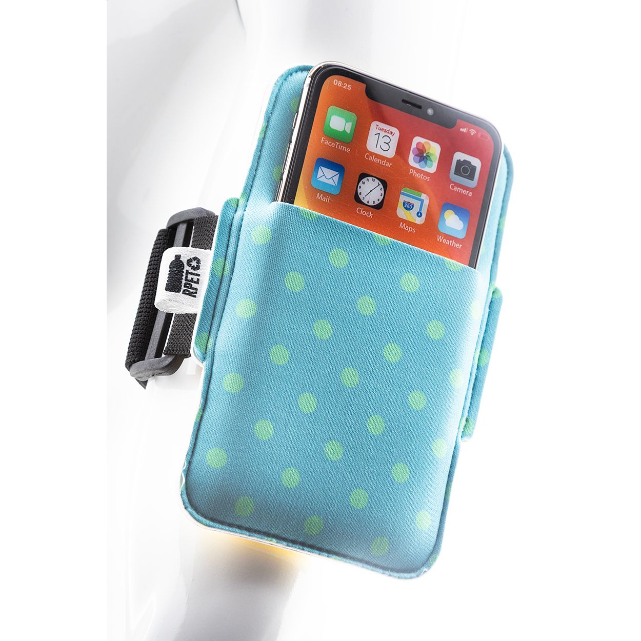 Runfree Individuelle Oberarmtasche fürs Smartphone. - weiß-639