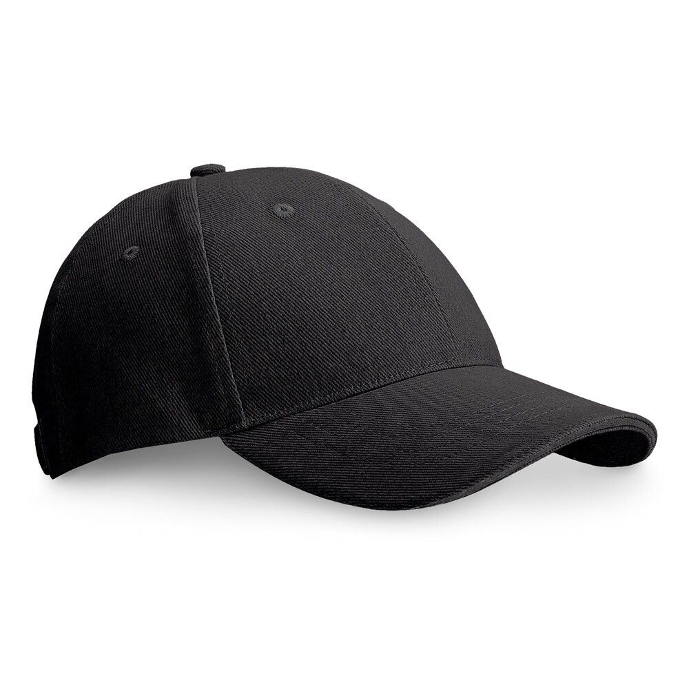 CHRISTOPHE Sandwichmütze aus 100% Baumwolle (260 g/m²) - schwarz-707