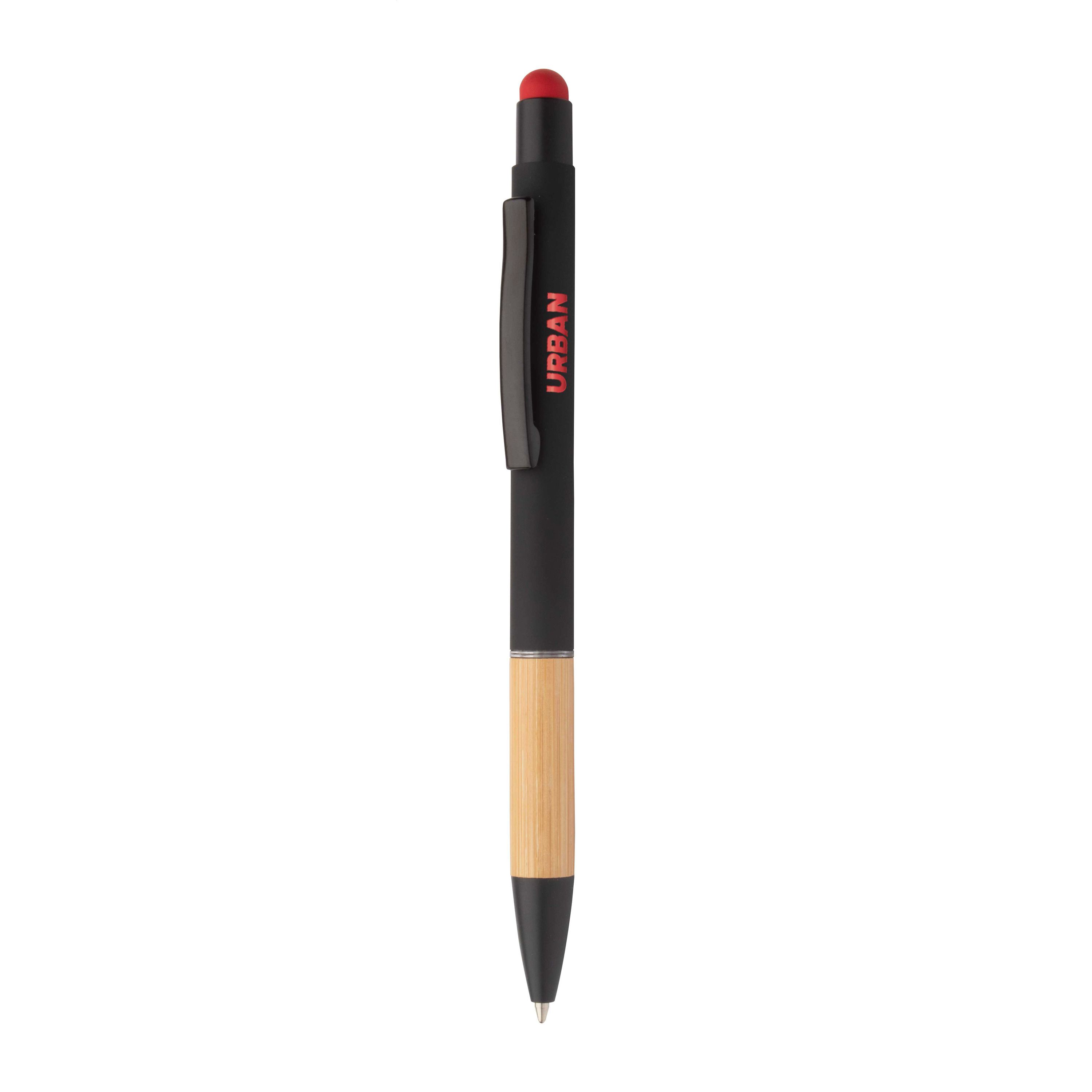 Touchpen mit Kugelschreiber Boorly - rot - schwarz-670