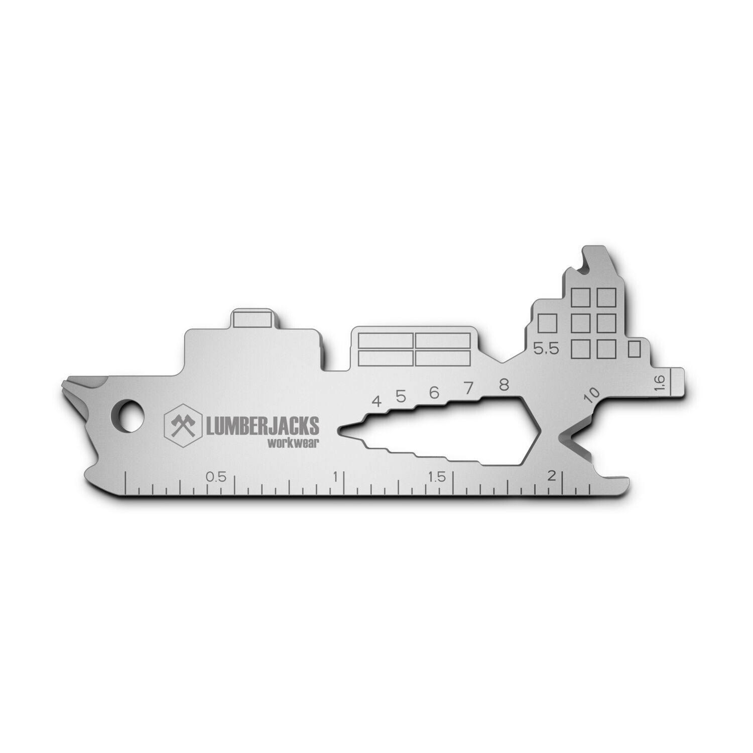 ROMINOX® Key Tool im Motiv-Mäppchen Werkzeug - Key Tool Cargo Ship-622