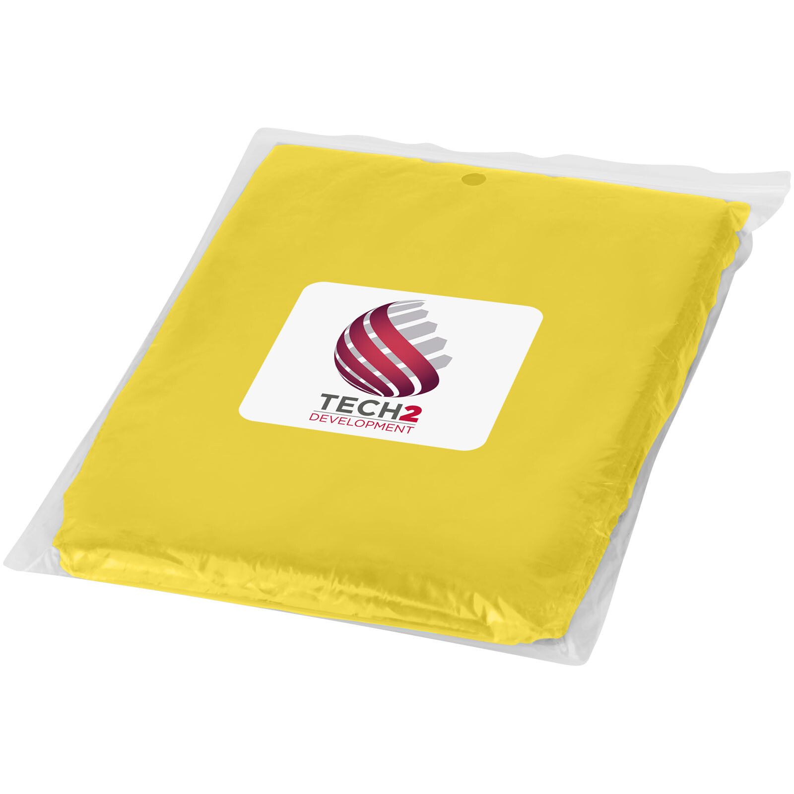 Ziva Einweg Regenponcho mit Hülle - gelb-576