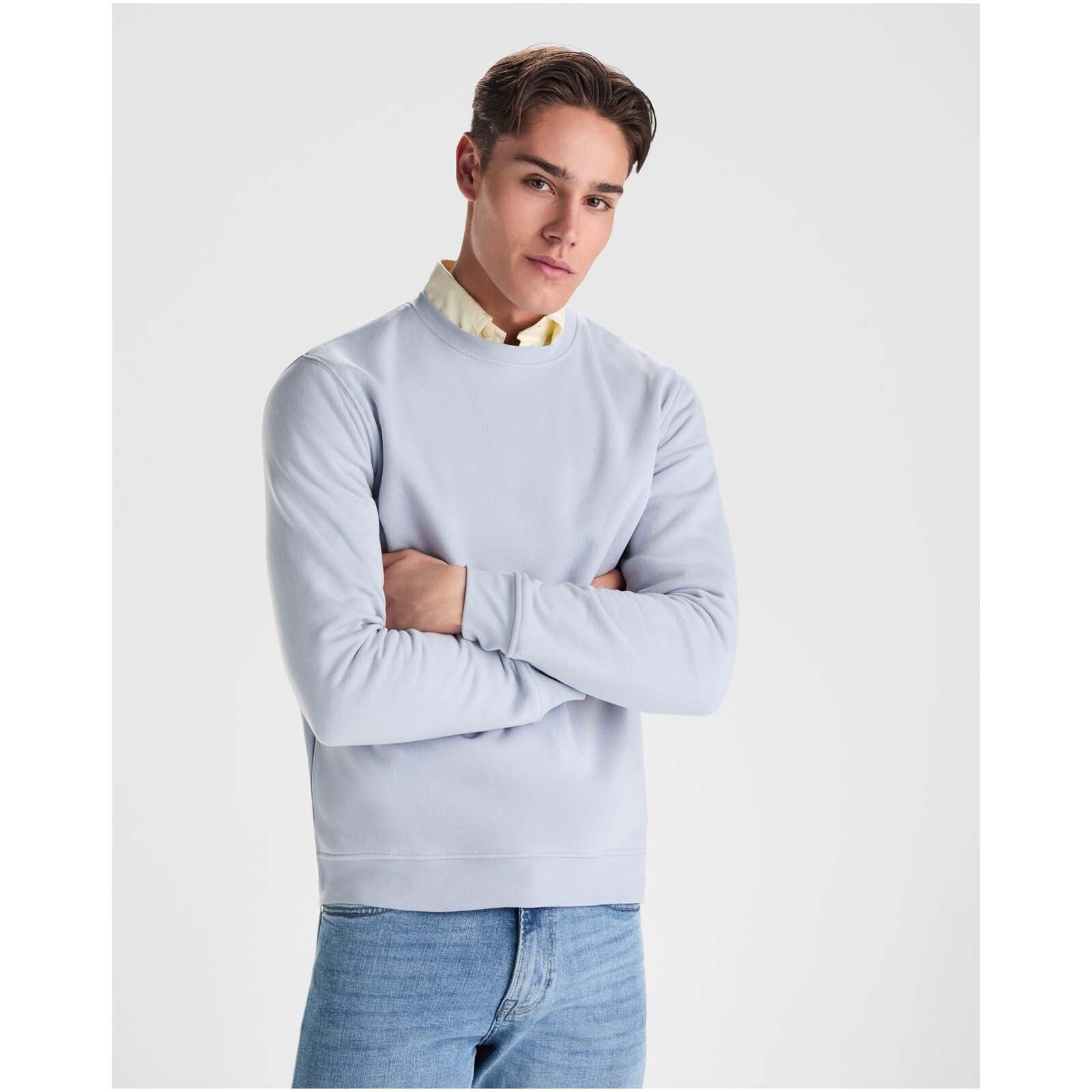 Clasica Sweatshirt mit Rundhalsausschnitt  - granatrot - L-178
