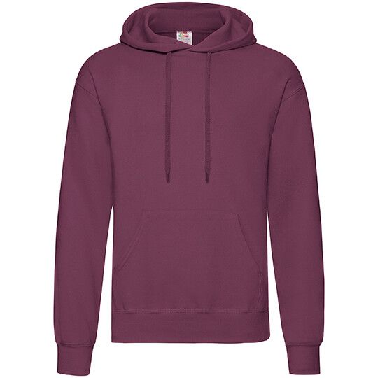 Classic Hooded Sweat - burgundy-239