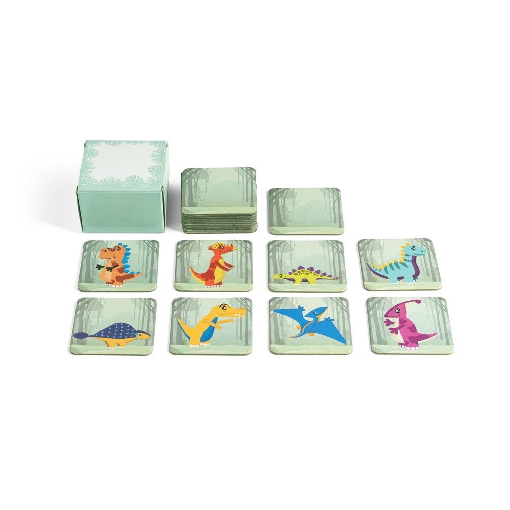 TRICERATOPS Memory-Spiel mit 20 Teilen - hellgrün-655