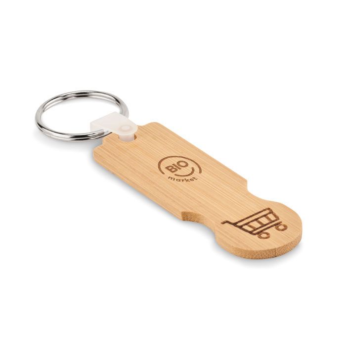 Schlüsselanhänger Bambus COMPRAS - holz-626