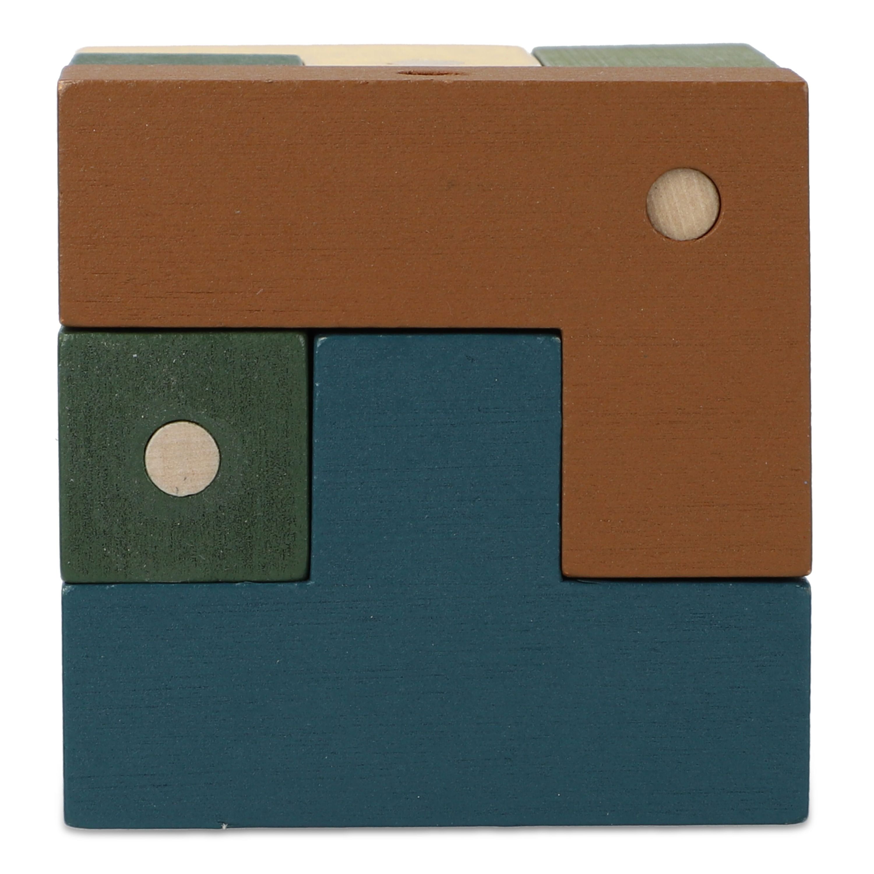 InSideOut Holzwürfel think iq puzzle - neon sortiment-489