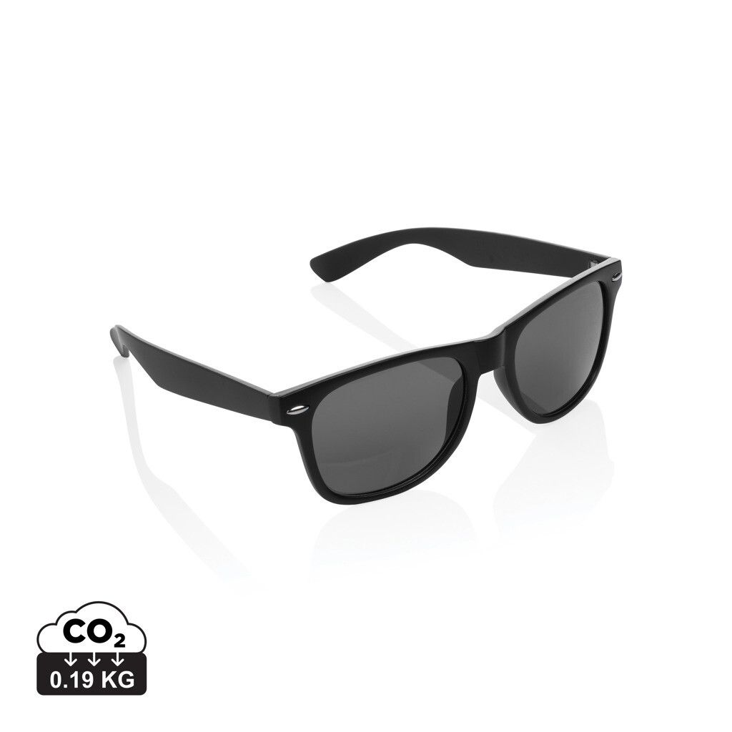 Sonnenbrille aus GRS recyceltem PC Kunststoff - schwarz-424