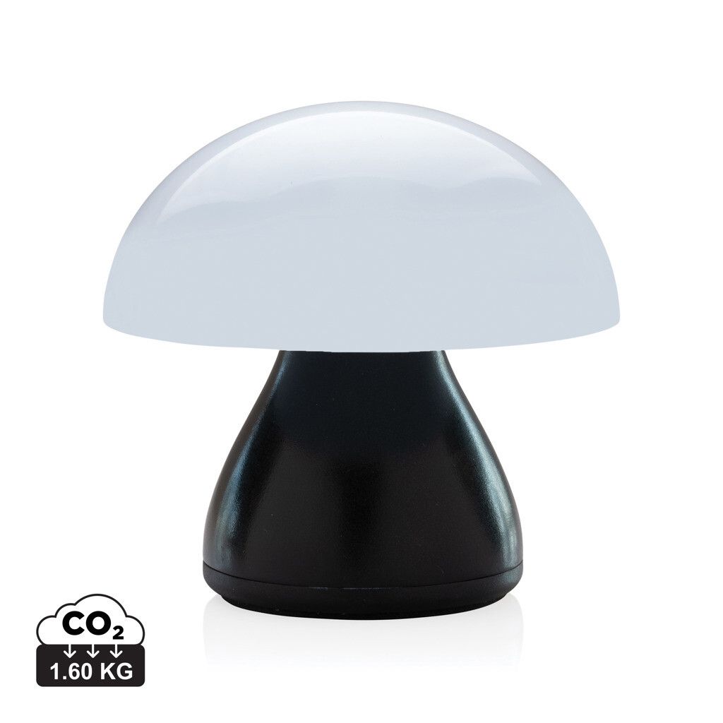 Luming wiederaufladbare USB-Tischlampe aus RCS Kunststoff - schwarz-876