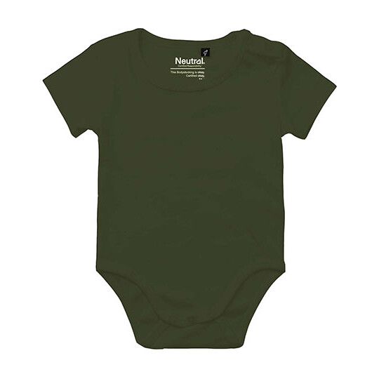 Babies Short Sleeve Bodystocking - military-511