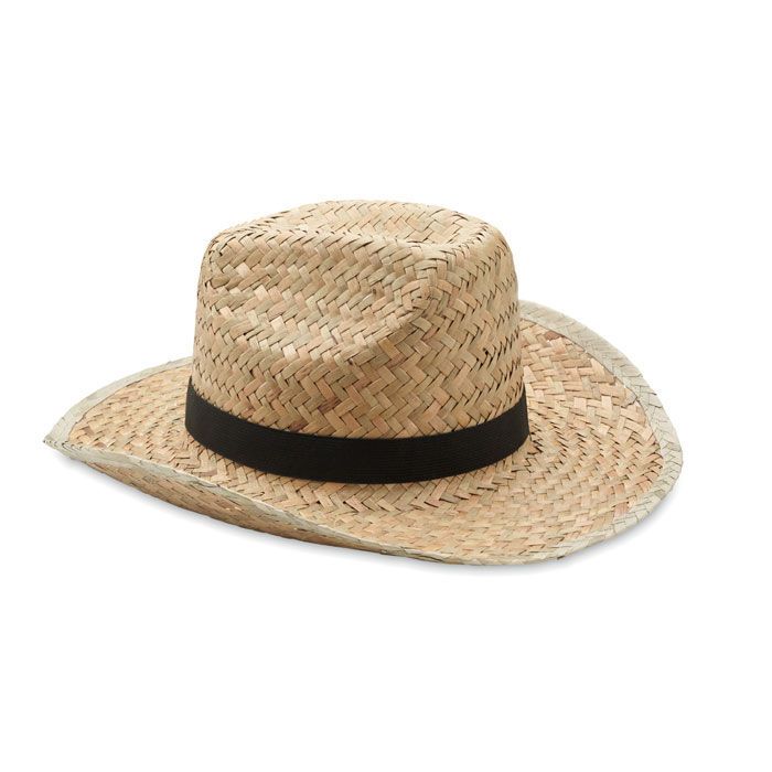 Cowboy-Hut Stroh TEXAS - schwarz-486