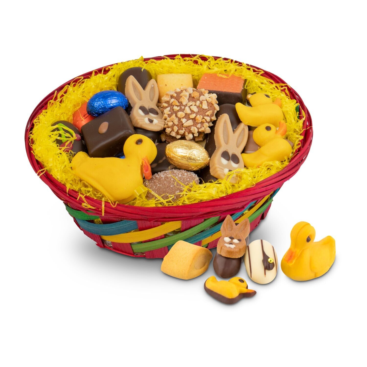 Großer Osterkorb mit Confiseriespezialitäten, 600 g-291