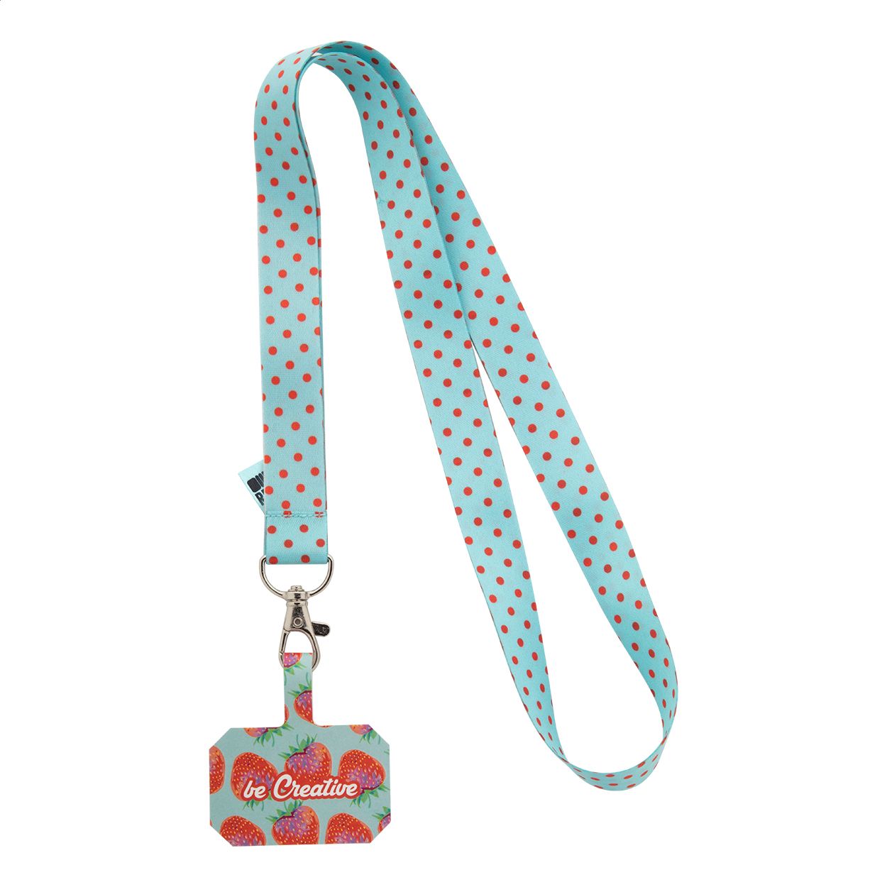 Subyard Mobile RPET individuelles RPET Handyhalter-Lanyard - weiß-612