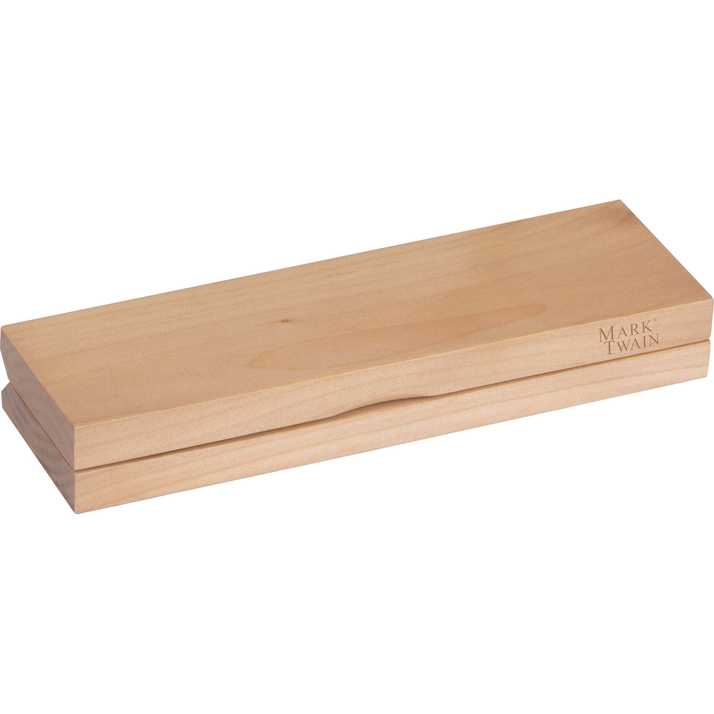 Mark Twain Schreibset aus Holz - beige-667