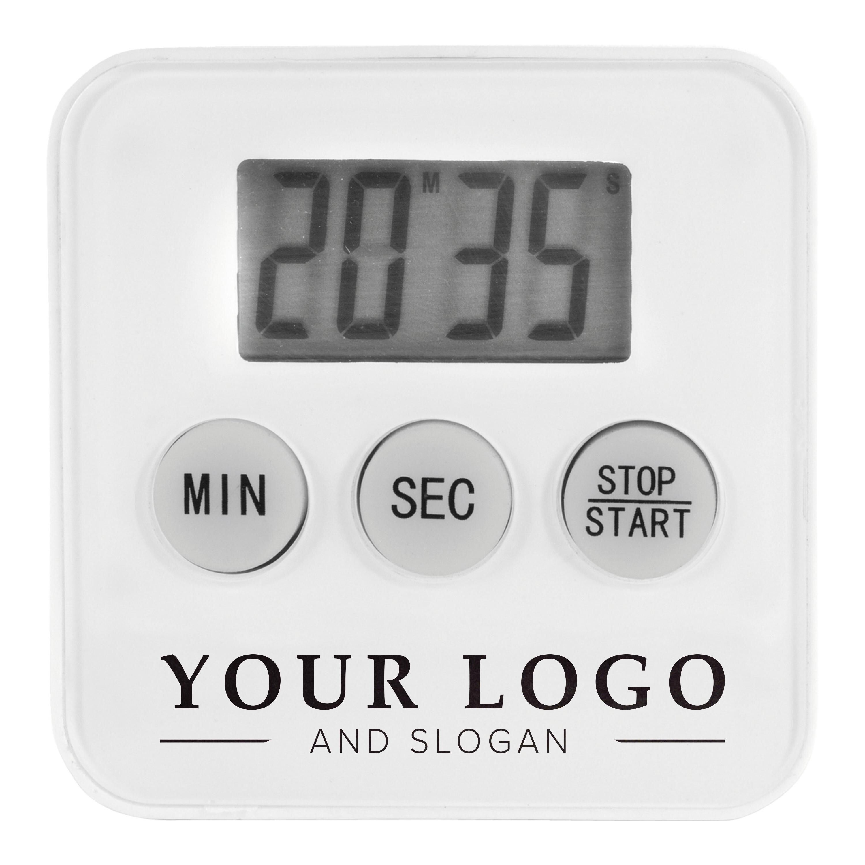 Küchenuhr aus Kunststoff Nalani - weiß-419