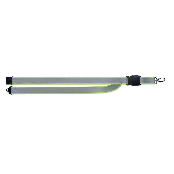 Reflektierendes RPET-Lanyard TOSEE - neon gelb-84