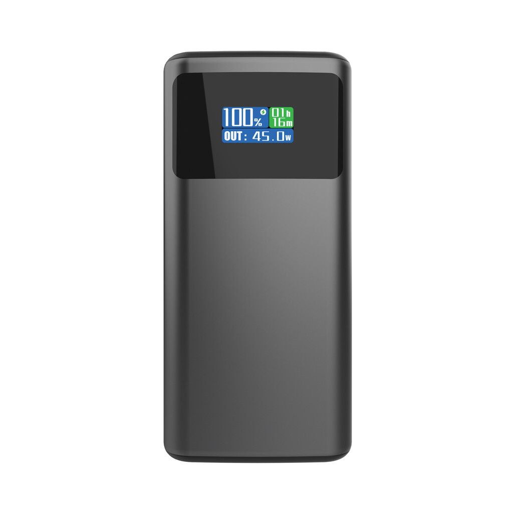 Quantum RCS Ultra-Fast 45W 10.000mAh Powerbank mit Display - grau-965