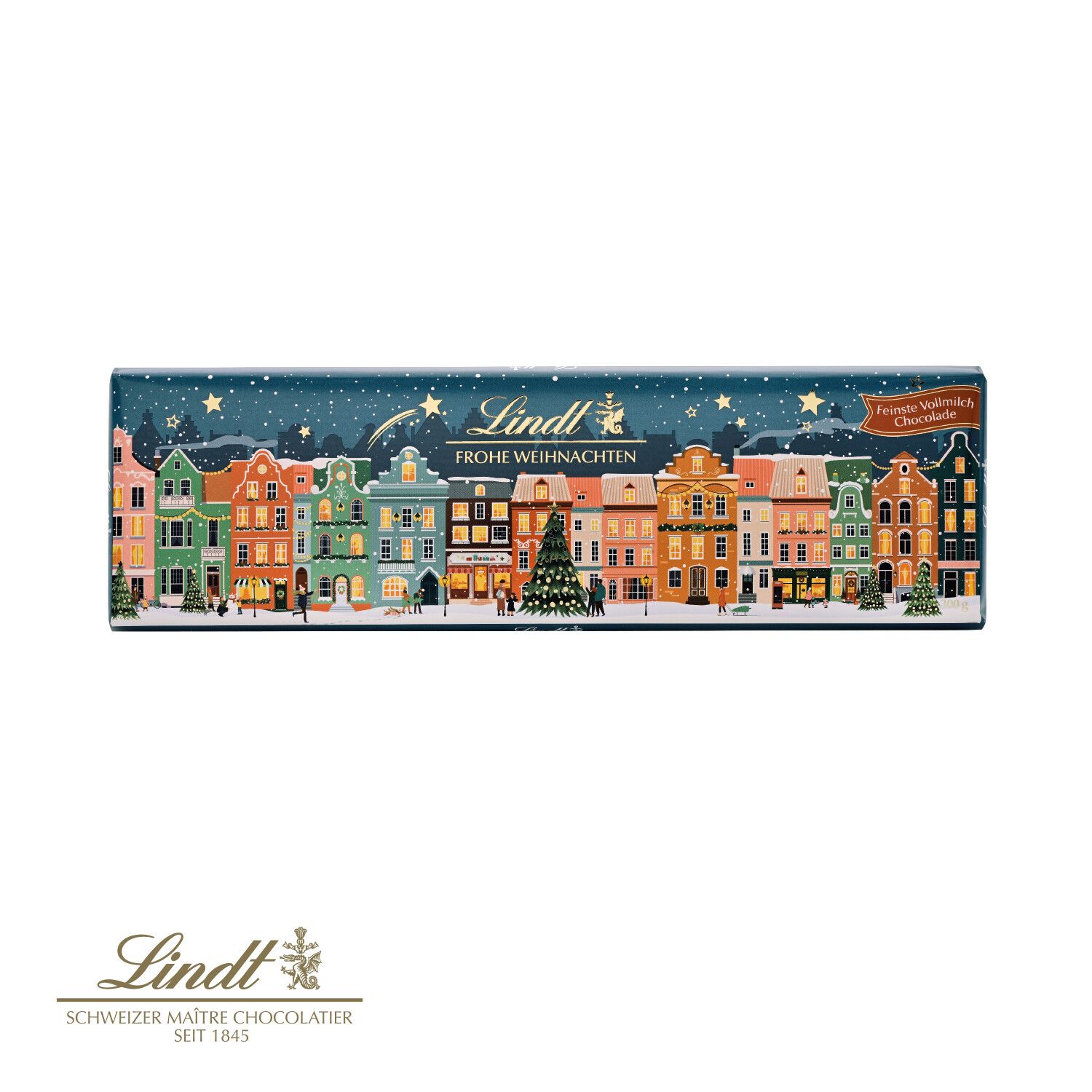 Lindt Schokoladentafel "Frohe Weihnachten", 300g-602