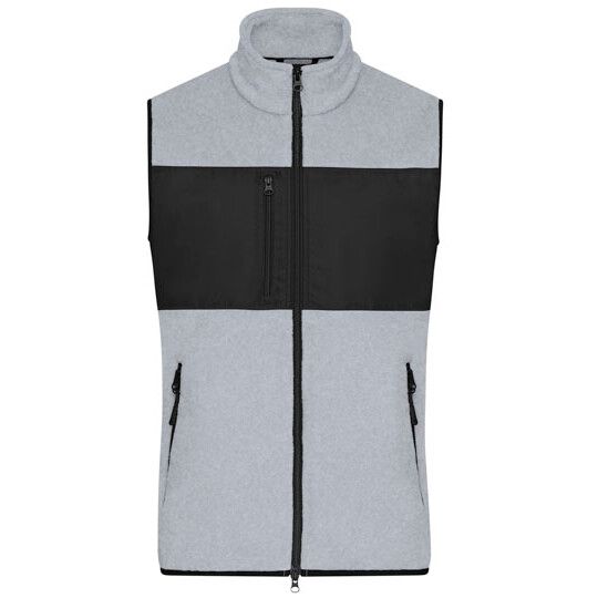 Men´s Fleece Vest - carbon - black-664