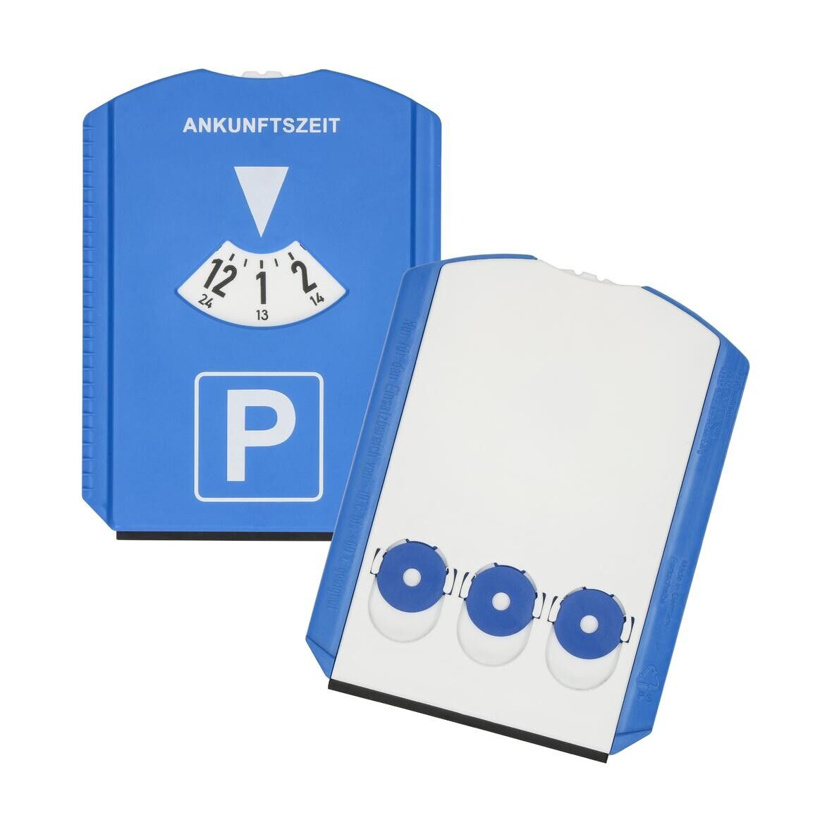 Parkscheibe Prime mit Chips - blau - weiß-713