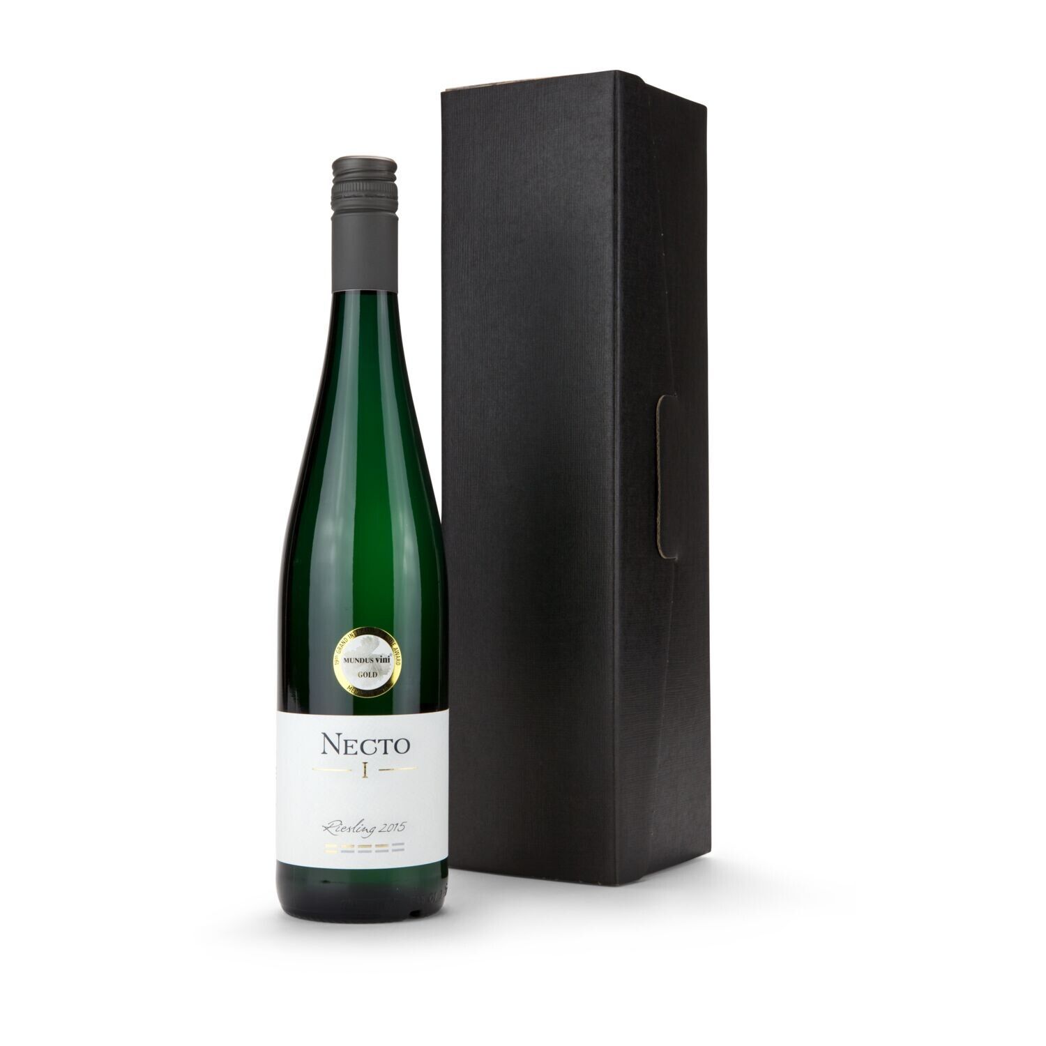 Weißwein im schwarzen Geschenkkarton-292