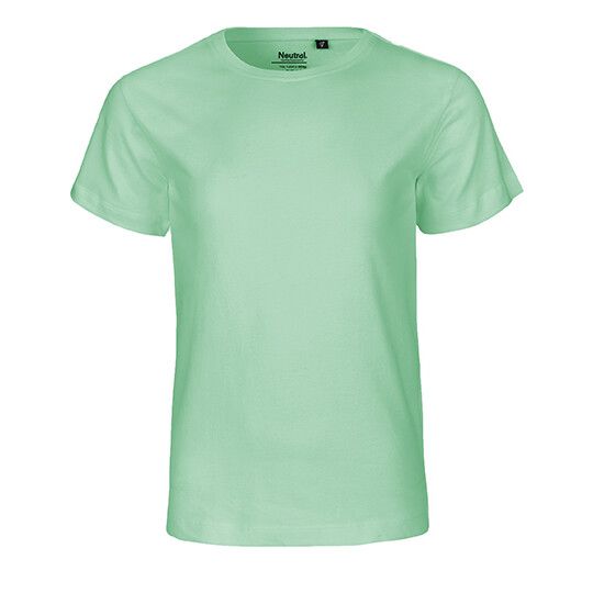 Kids´ Short Sleeve T-Shirt - dusty mint-864
