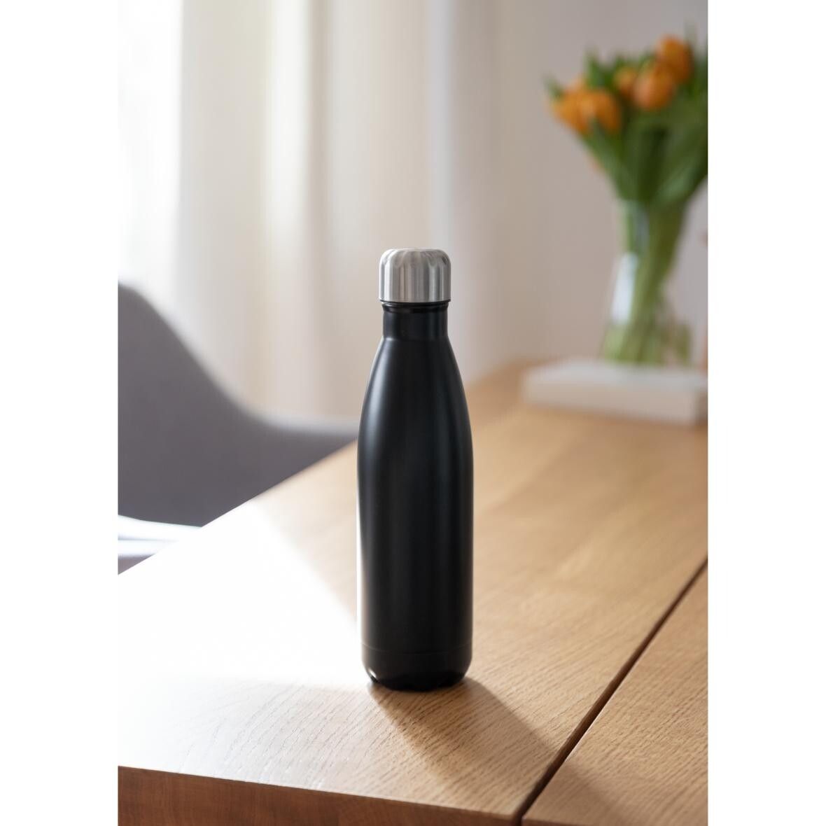 Vakuum Flasche Colare 0,5 l - schwarz - silber-68